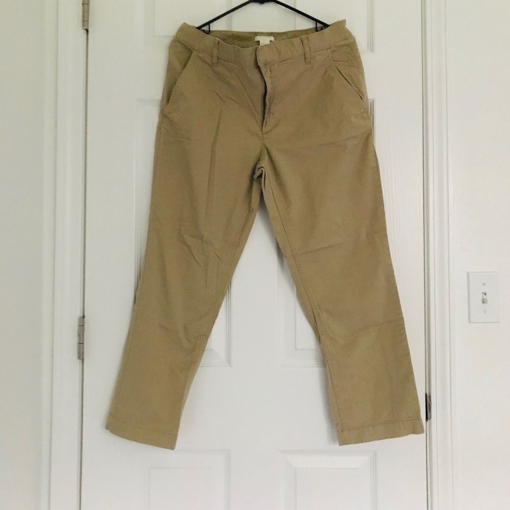 H&M Size 12 beige boot cut pants